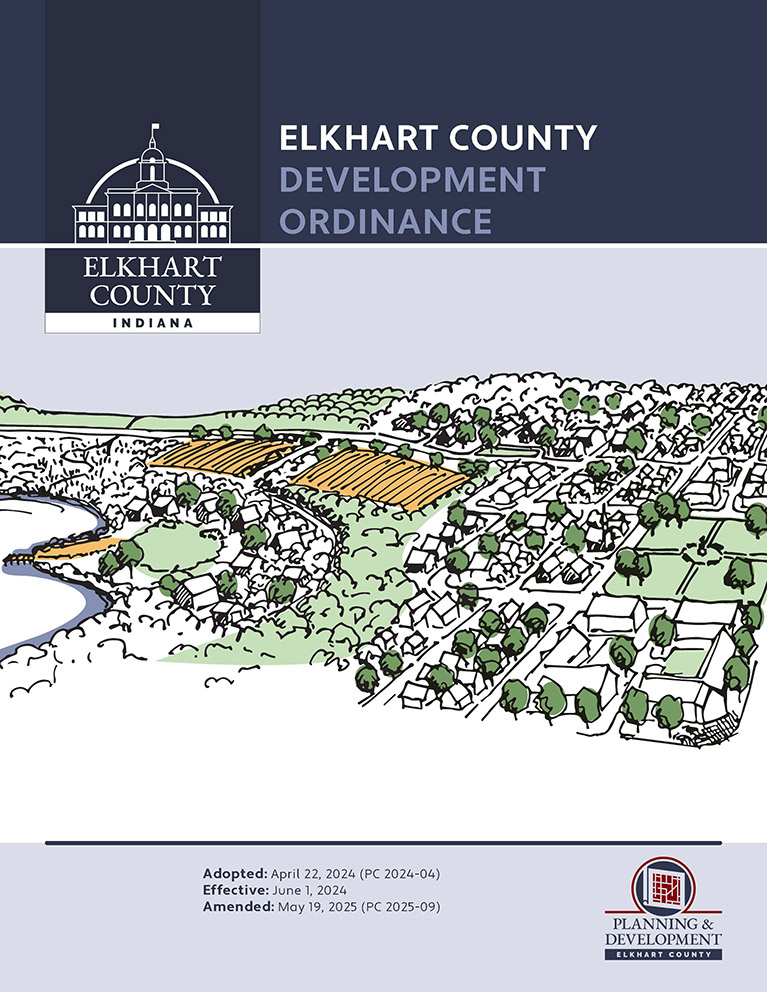 The Cover Page of the Elkhart County Development Ordinance